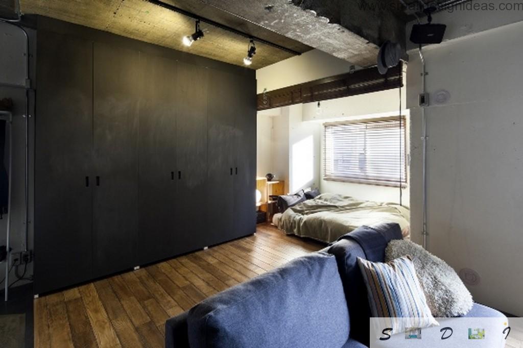 Black storage surfaces for the chalkwritingin the real Japanese home