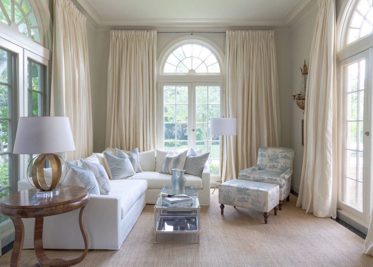 Patterned Living Room Curtains In Houzz
