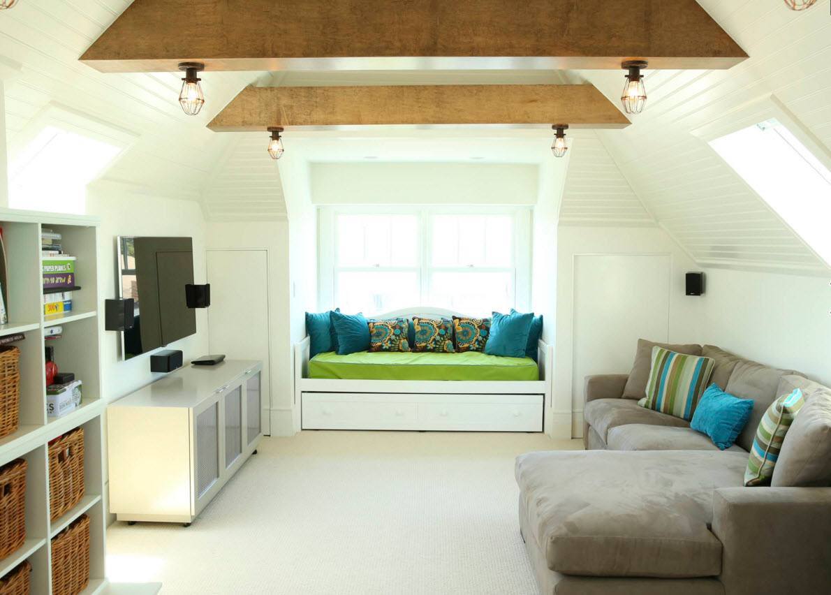 modern loft ideas living room