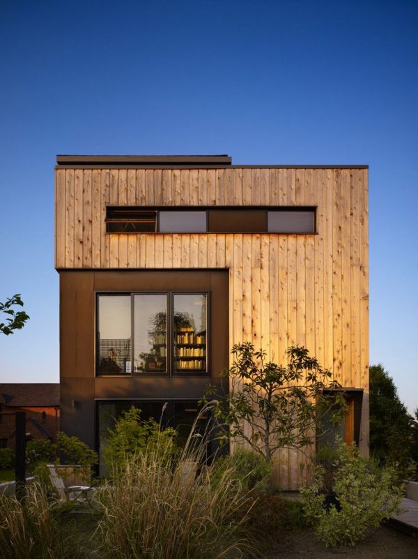 Timber Cladding House Facades of Different Styles and Materials