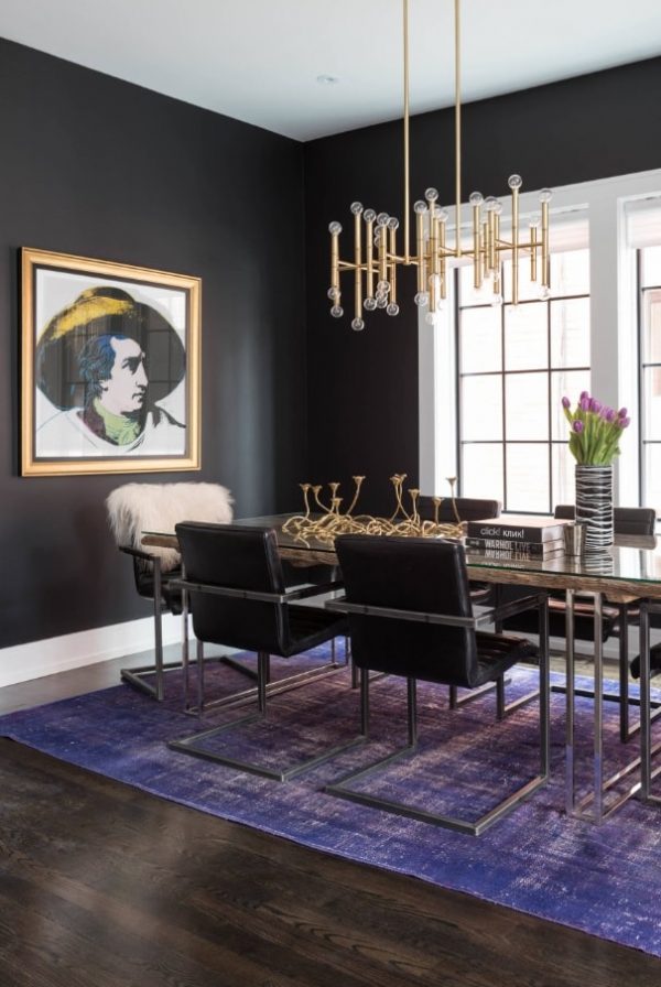 Black Dining Room Set for Different Interior Styles - Small Design Ideas