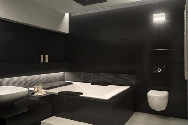 Black Bathroom Interior Design Ideas with Photos and Remodeling Advice