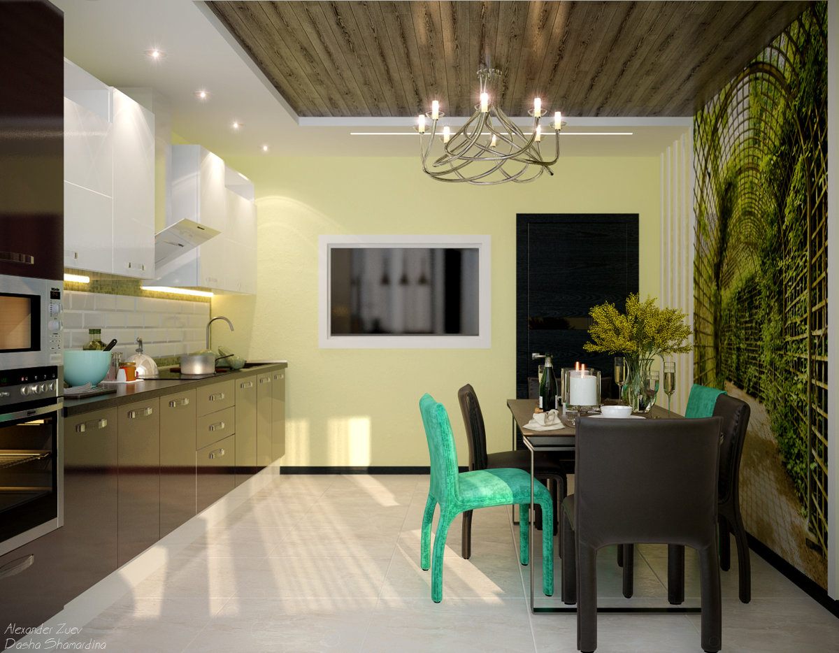 Fusion Style Kitchen Interior Design: Features and Arrangement Ideas