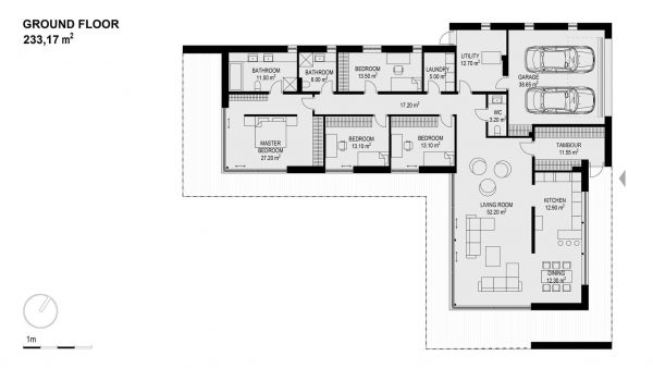 Modern Unexpected Concrete Flat Roof House Plans - Small Design Ideas