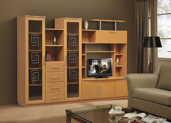 cabinet living room used