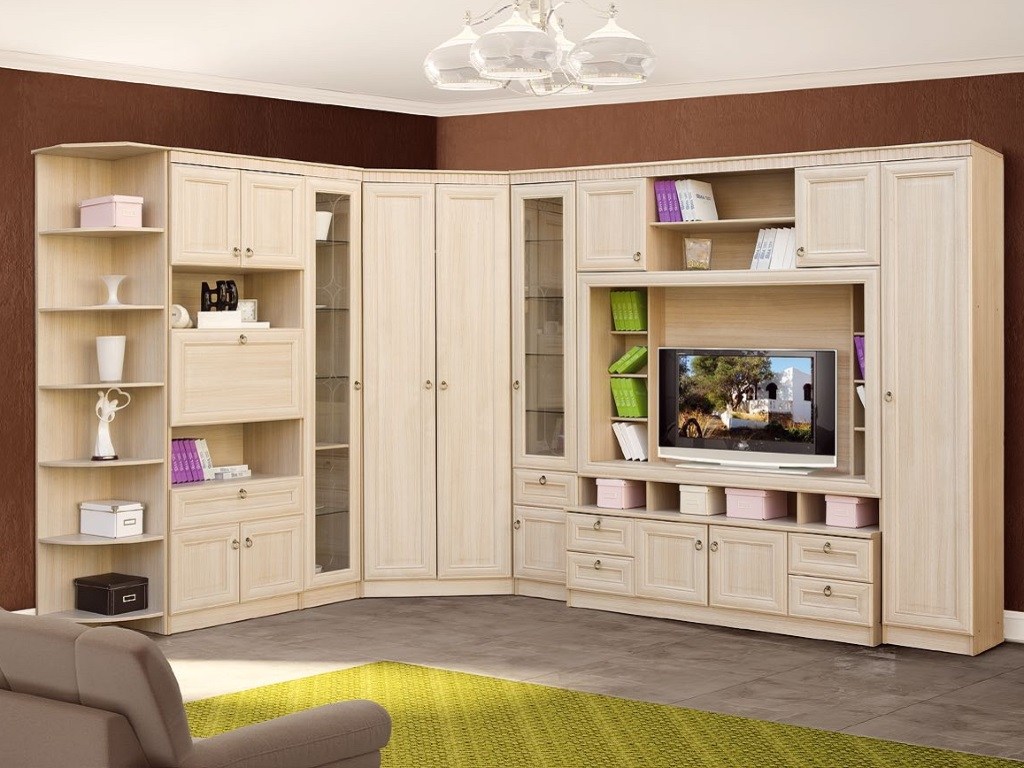 cabinet living room used