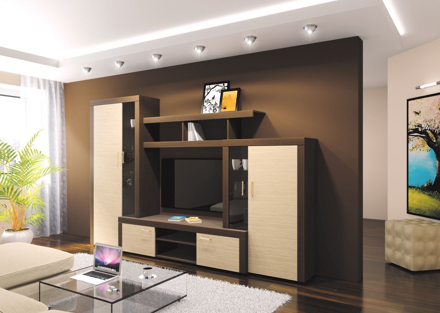Living Room Cabinet Furniture to Add Practilcal Solutions to the Interior