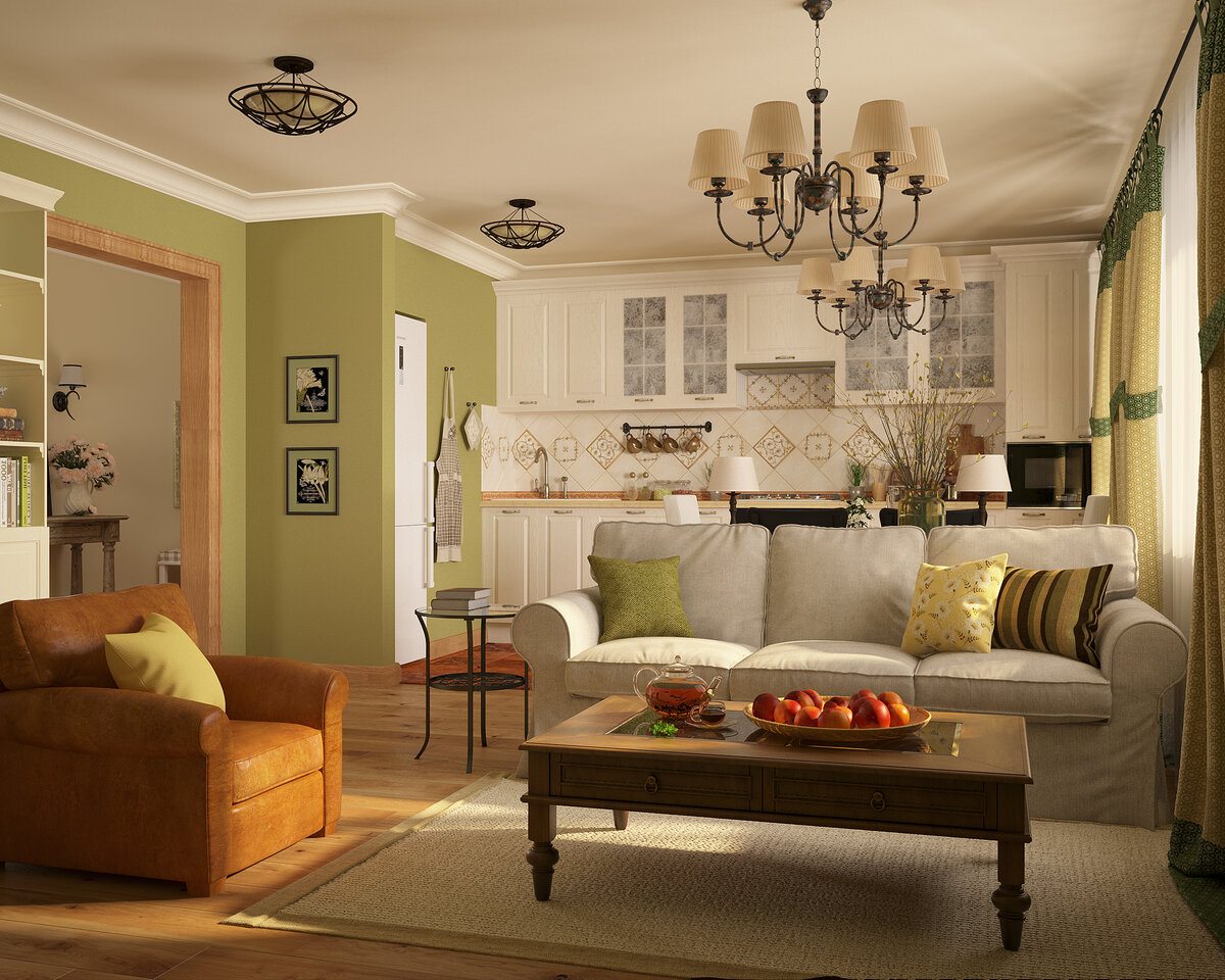country colors for living room