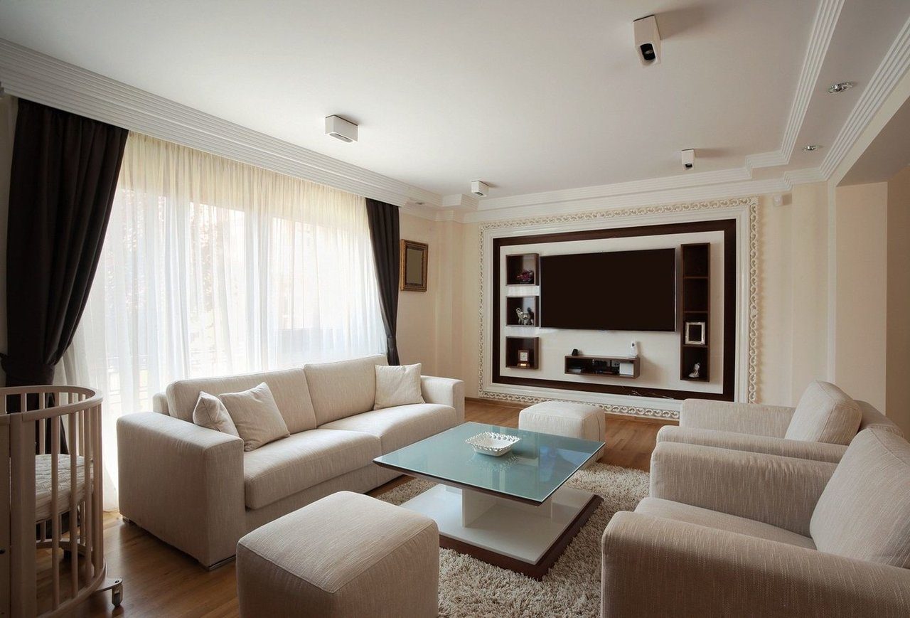 Modern Ceiling Design For Small Living Room